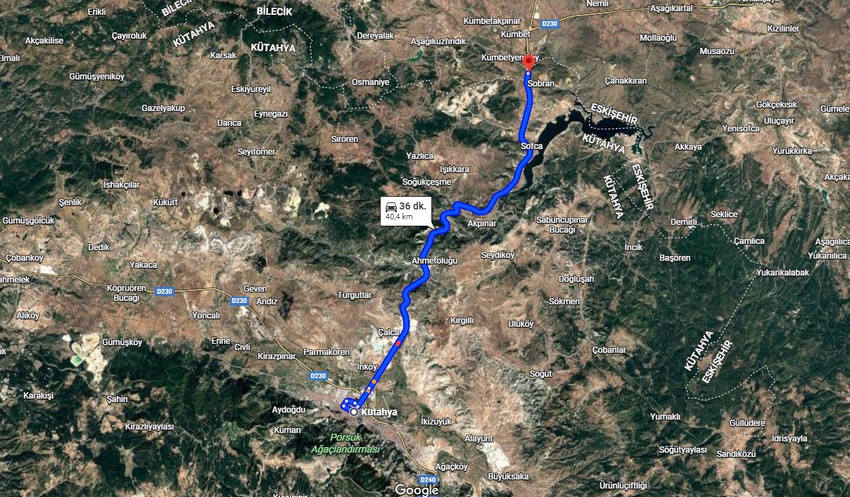 KÜTAHYA MERKEZ SOBRAN KÖYÜNDE 1.458 M² TARLAMIZ SATILIKTIR. - KÜTAHYA MERKEZ fotoğraf 4